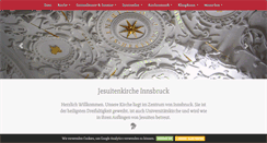 Desktop Screenshot of jesuitenkirche-innsbruck.at